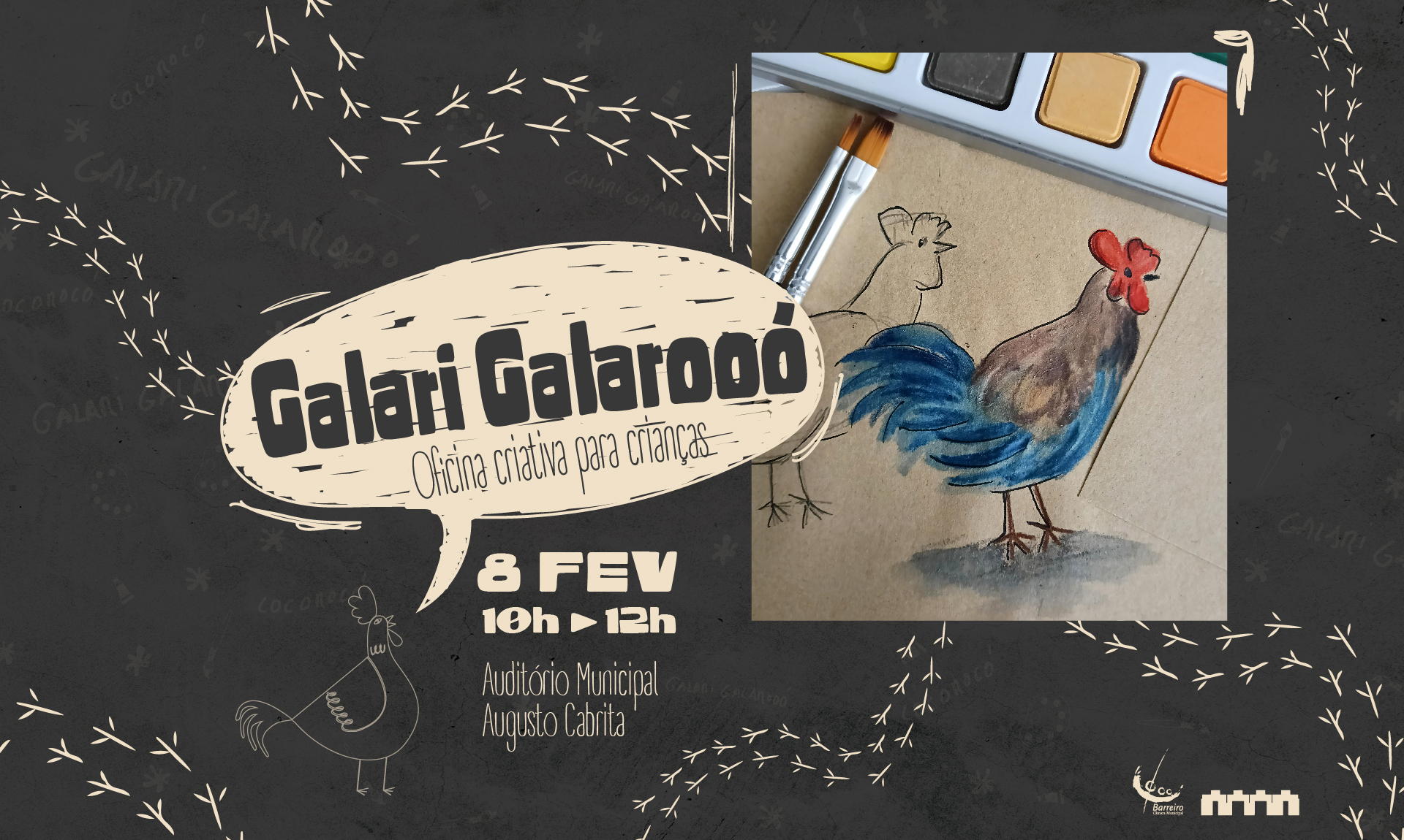 Galari Galarooó | Oficina criativa para crianças