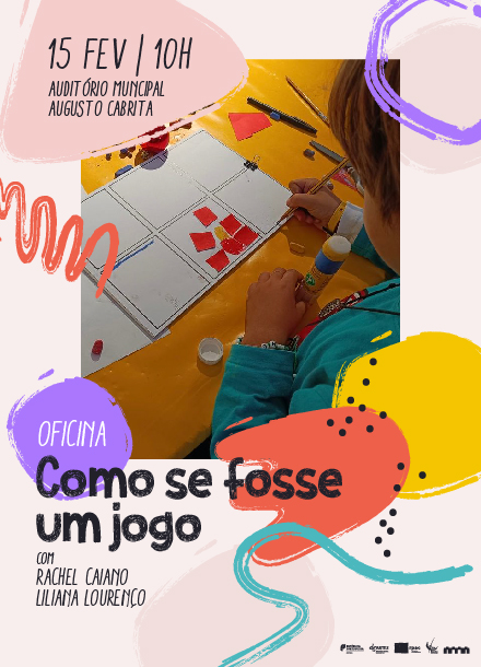 Oficina Como se fosse um jogo, a 15/2, das 10h às 12h, no AMAC do Barreiro