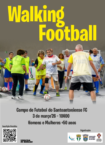 Imagem de Walking Football, 3 de março 2026, 10h00, Campo de Futebol do Santoantoniense FC