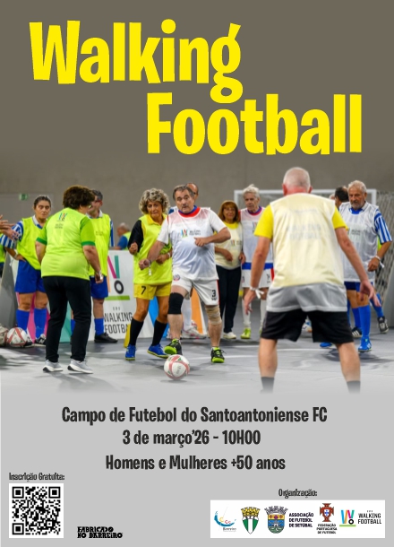 Imagem de Walking Football, 3 de março 2026, 10h00, Campo de Futebol do Santoantoniense FC