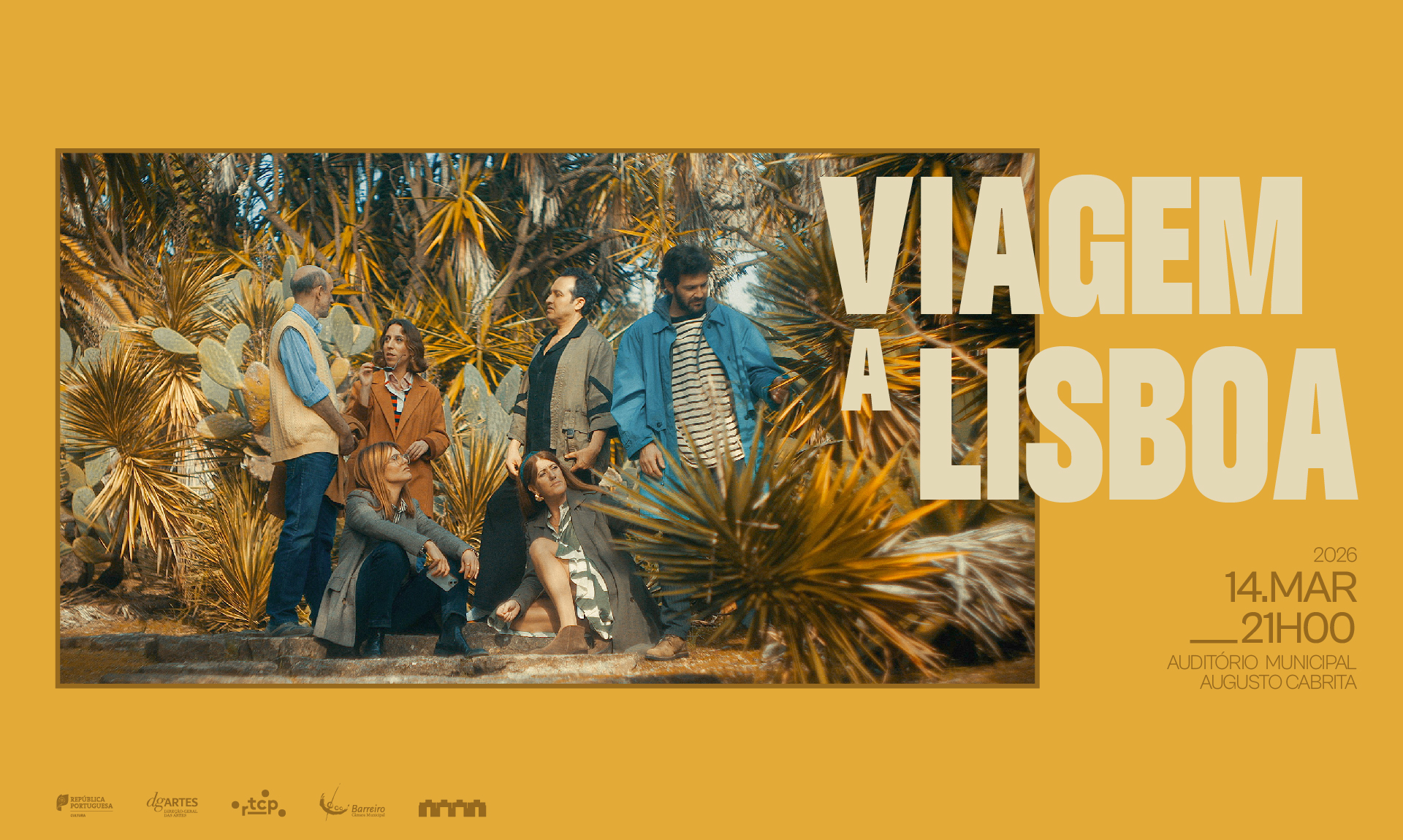 Imagem do espetáculo Viagem a Lisboa | 14 março 2026 | Auditório Municipal Augusto Cabrita
