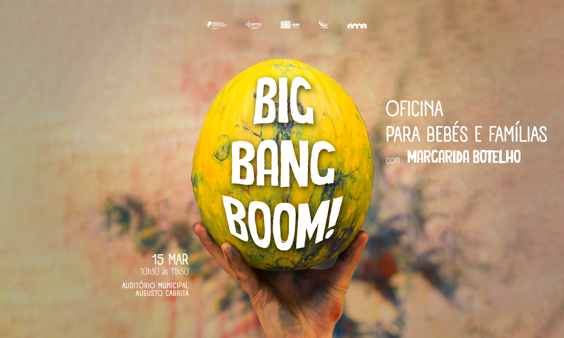 Imagem da Oficina “Big Bang Boom!, 15 março 2026 no Auditório Municipal Augusto Cabrita