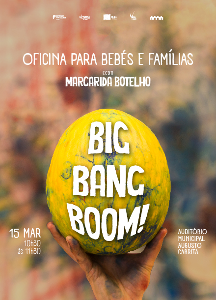 Imagem da Oficina “Big Bang Boom!, 15 março 2026 no Auditório Municipal Augusto Cabrita