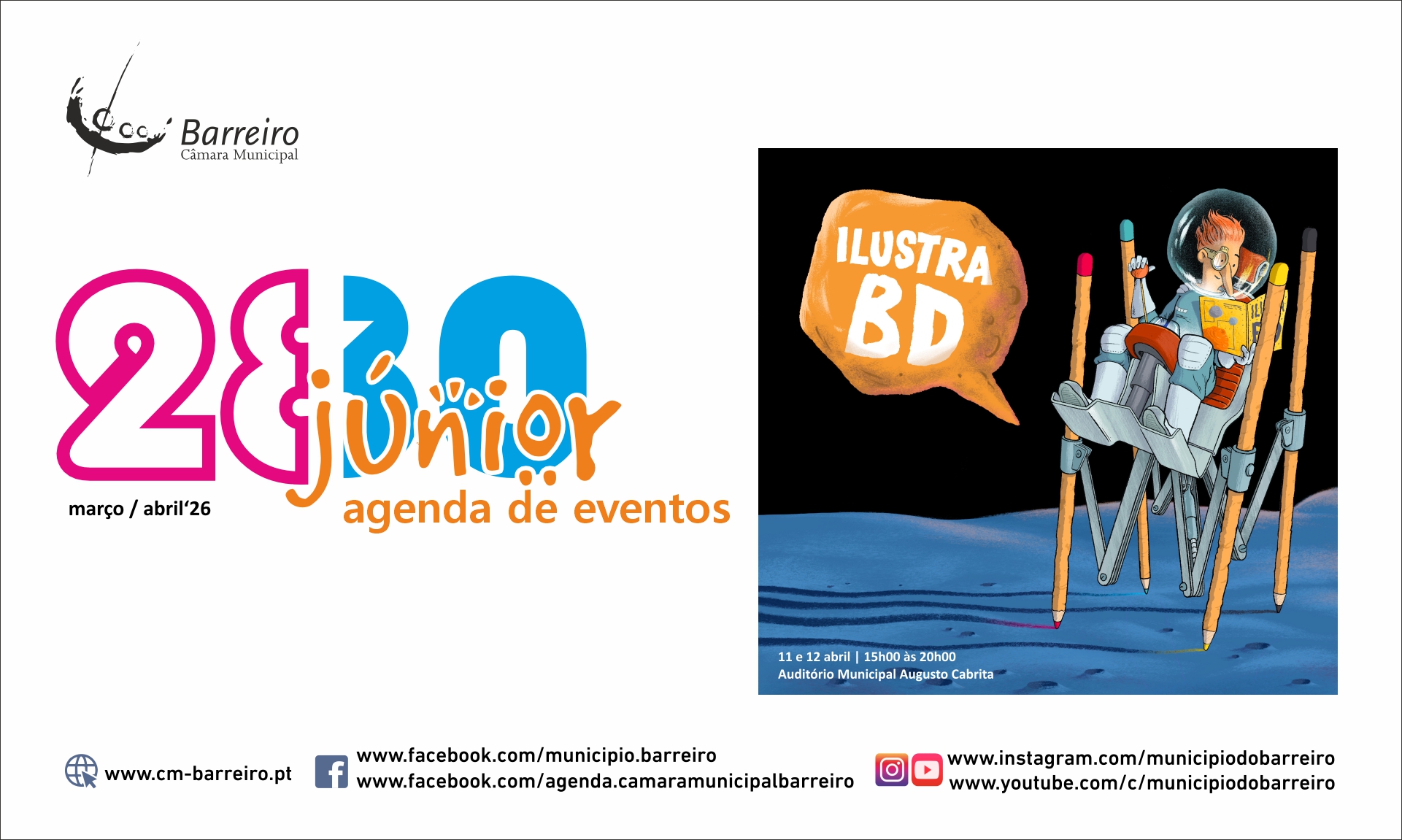 Imagem da Agenda de Eventos 2830 Júnior de março/abril 2026