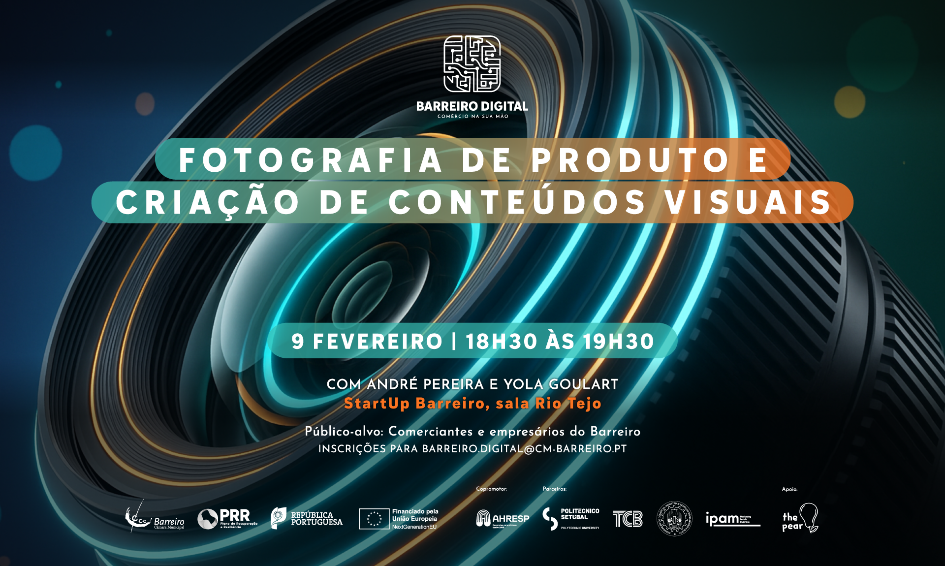 Imagem do Workshop Exclusivo de fotografia | 9 fevereiro 2026, StartUp Barreiro