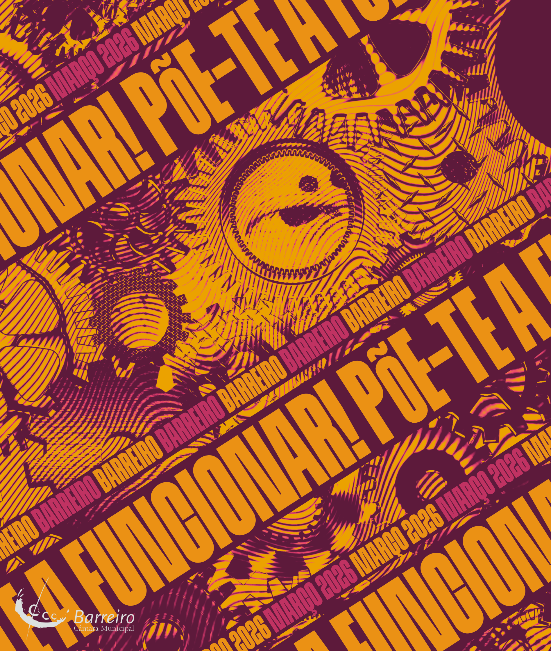 Põe-te a Funcionar 2026, no Barreiro, entre 6 de março e 18 de abril, em vários locais do Concelho