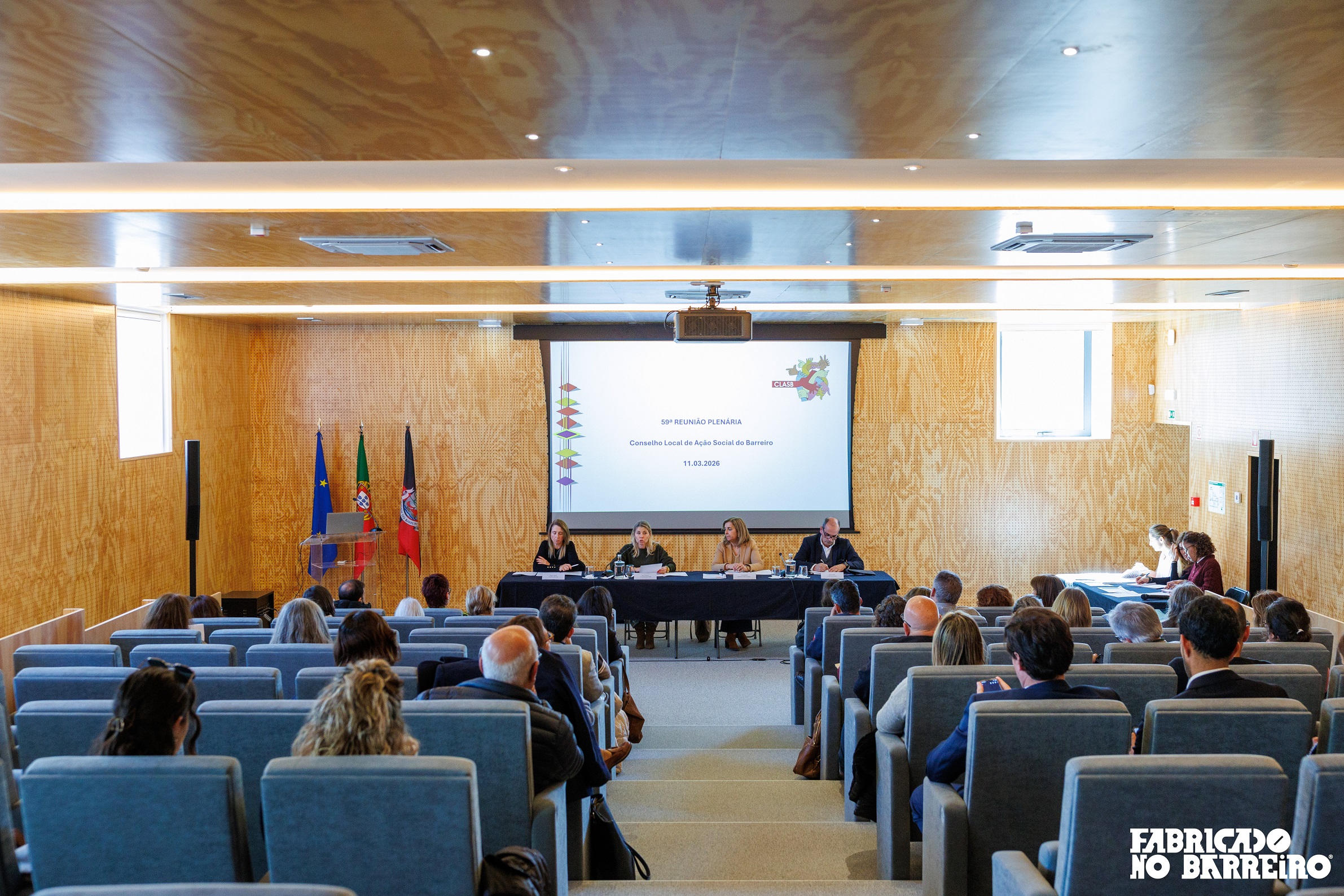 Fotografia 2 da Reunião Plenária do Conselho Local de Ação Social do Barreiro, a 11 de março de 2026