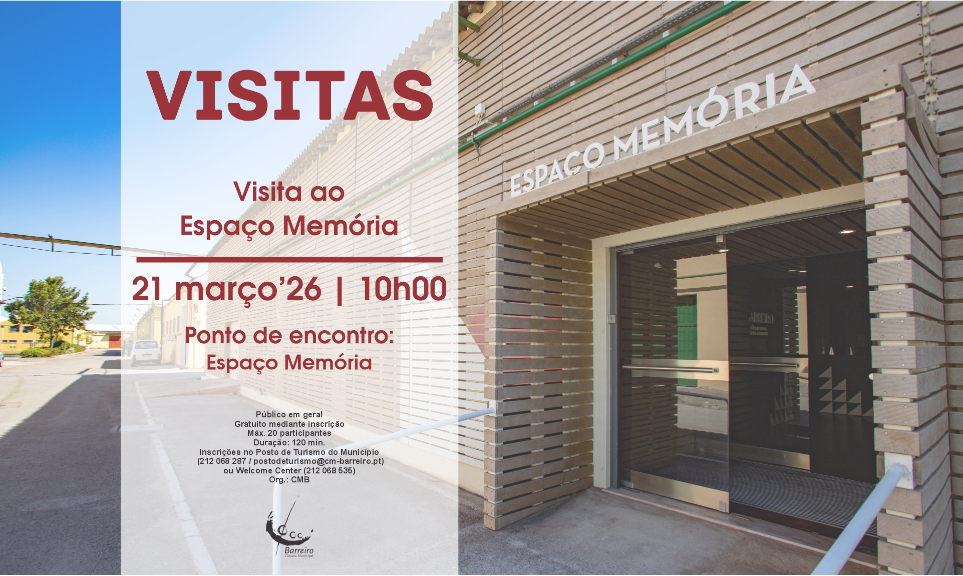 Imagem da Visita guiada ao Espaço Memória, 10h00, 21 março 2026