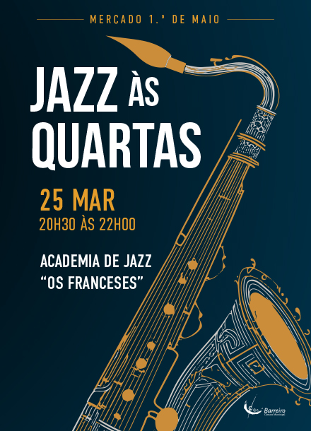 Imagem de Jazz no Mercado – Quartas à Noite!, 25 março 2026, no Mercado 1º de Maio
