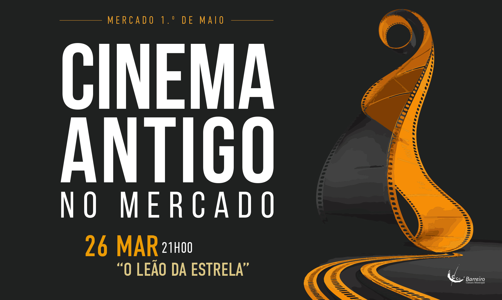 Imagem de Cinema Antigo no Mercado – Leão da Estrela, 26 março2026 no Mercado Municipal 1º d...