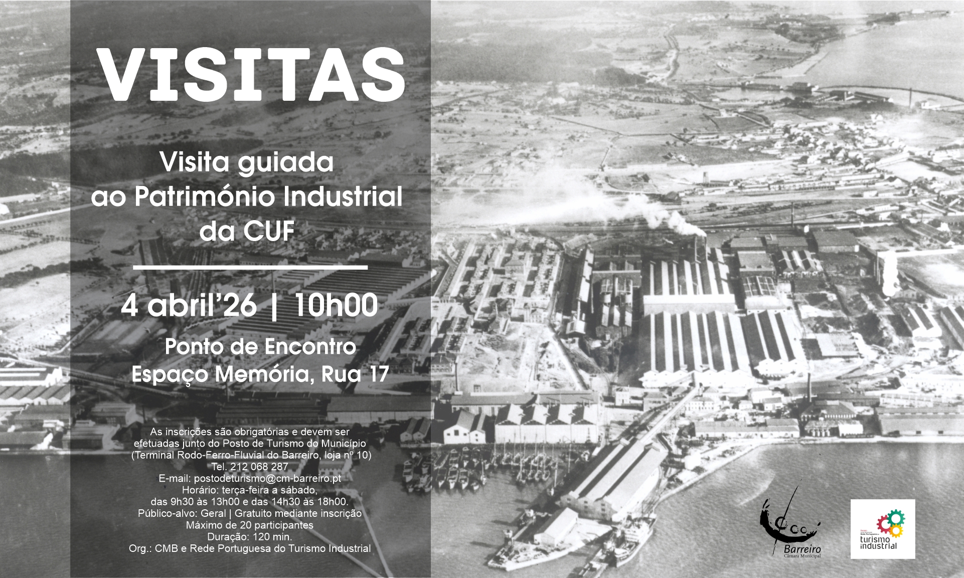 Imagem da Visita ao Património Industrial da CUF, 4 abril 2026