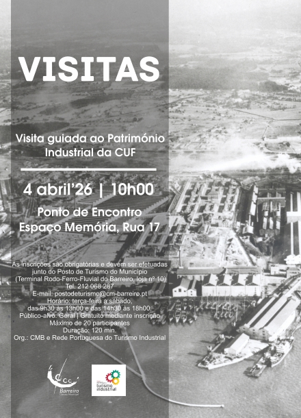 Imagem da Visita ao Património Industrial da CUF, 4 abril 2026