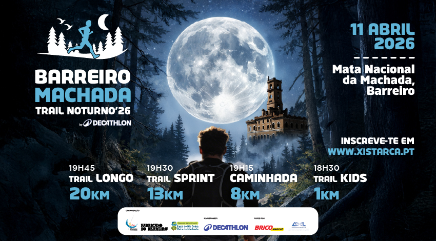 Imagem do Barreiro Machada Trail Noturno 2026 a 11 de abril, em Vale de Zebro – Palhais