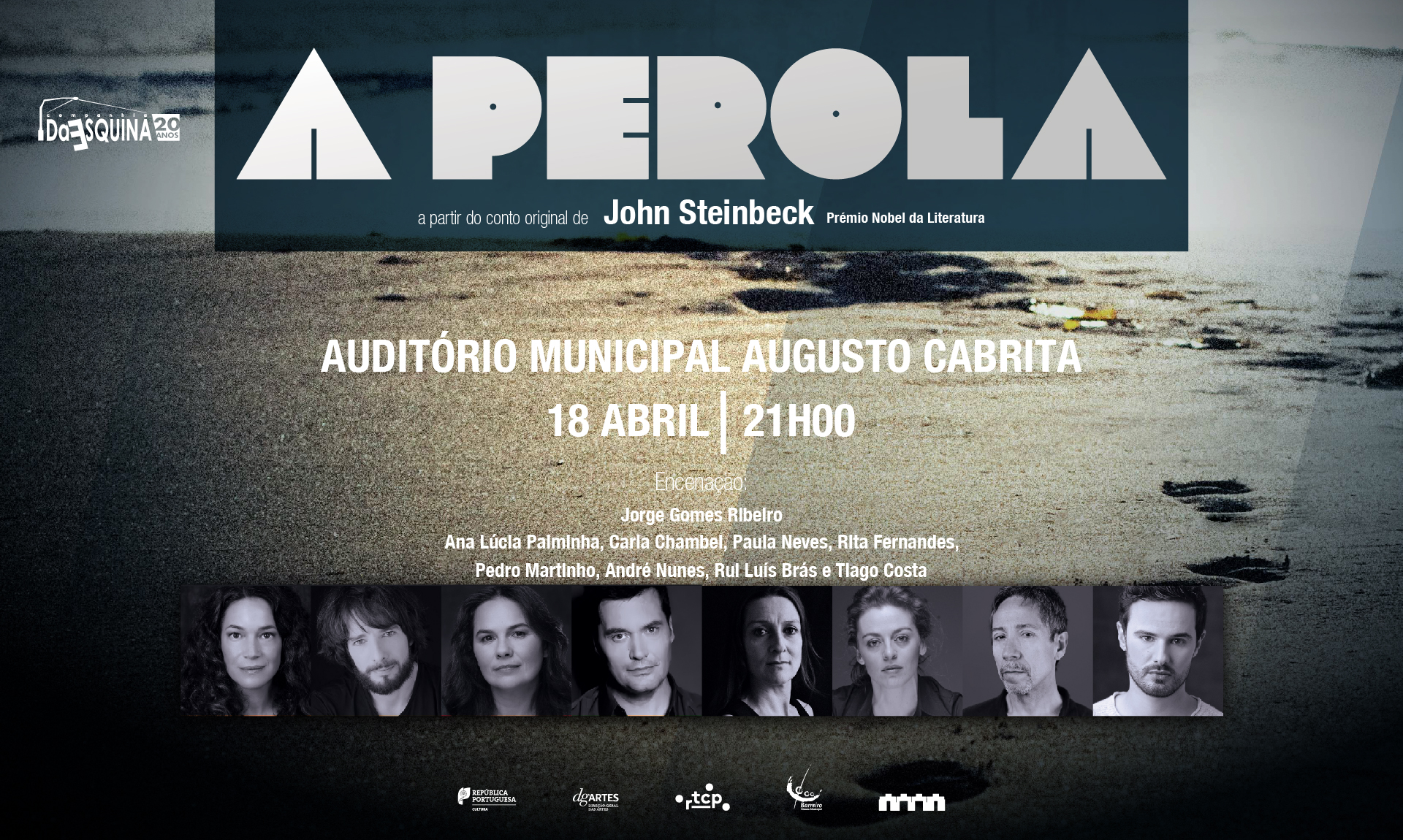 Imagem de A Pérola, 18 abril 2026, 21h00, no Auditório Municipal Augusto Cabrita