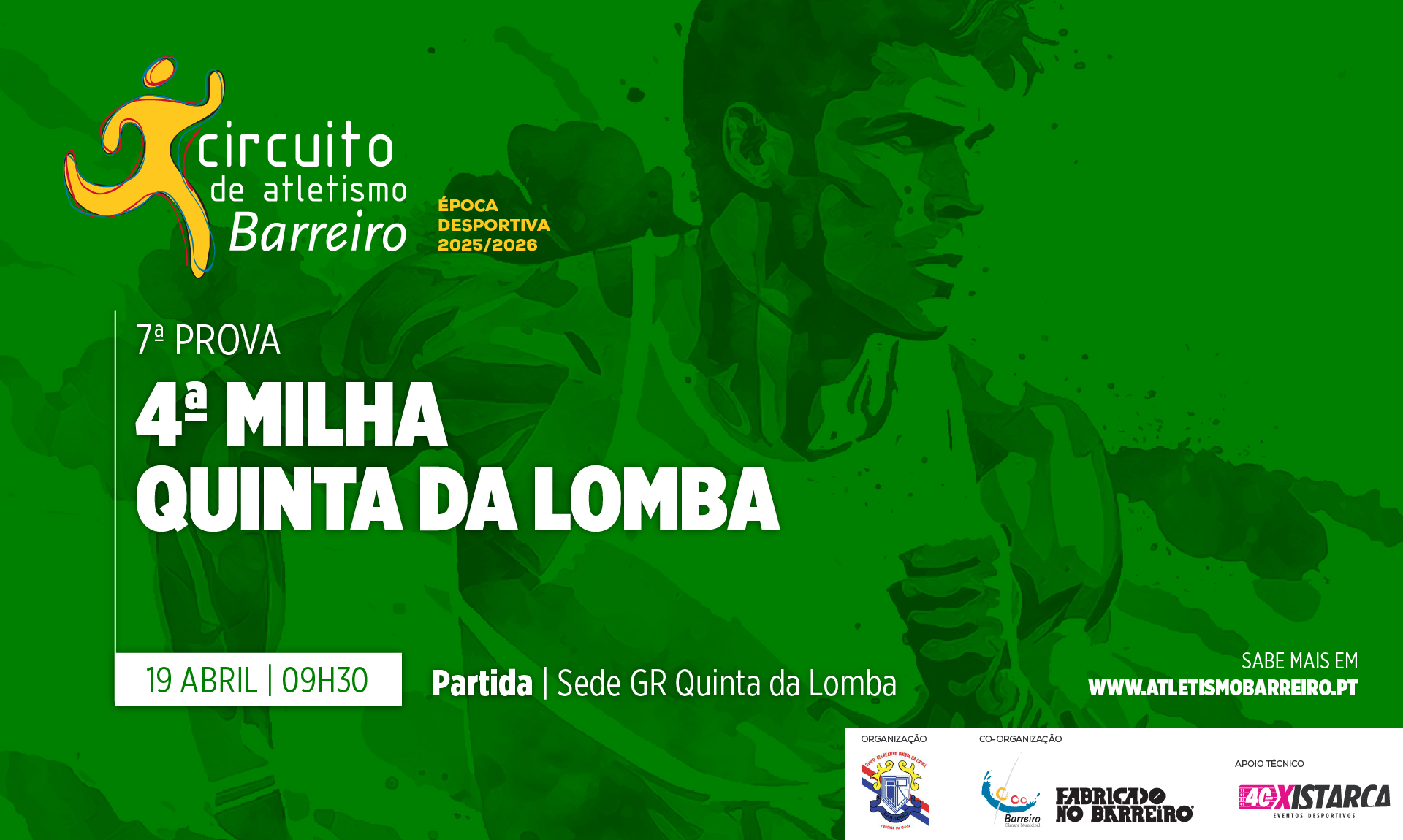 Imagem da 4ª Milha Quinta da Lomba do Circuito de Atletismo 2025/2026, 19 abril 2026
