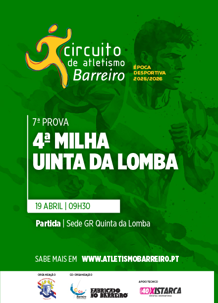 Imagem da 4ª Milha Quinta da Lomba do Circuito de Atletismo 2025/2026, 19 abril 2026
