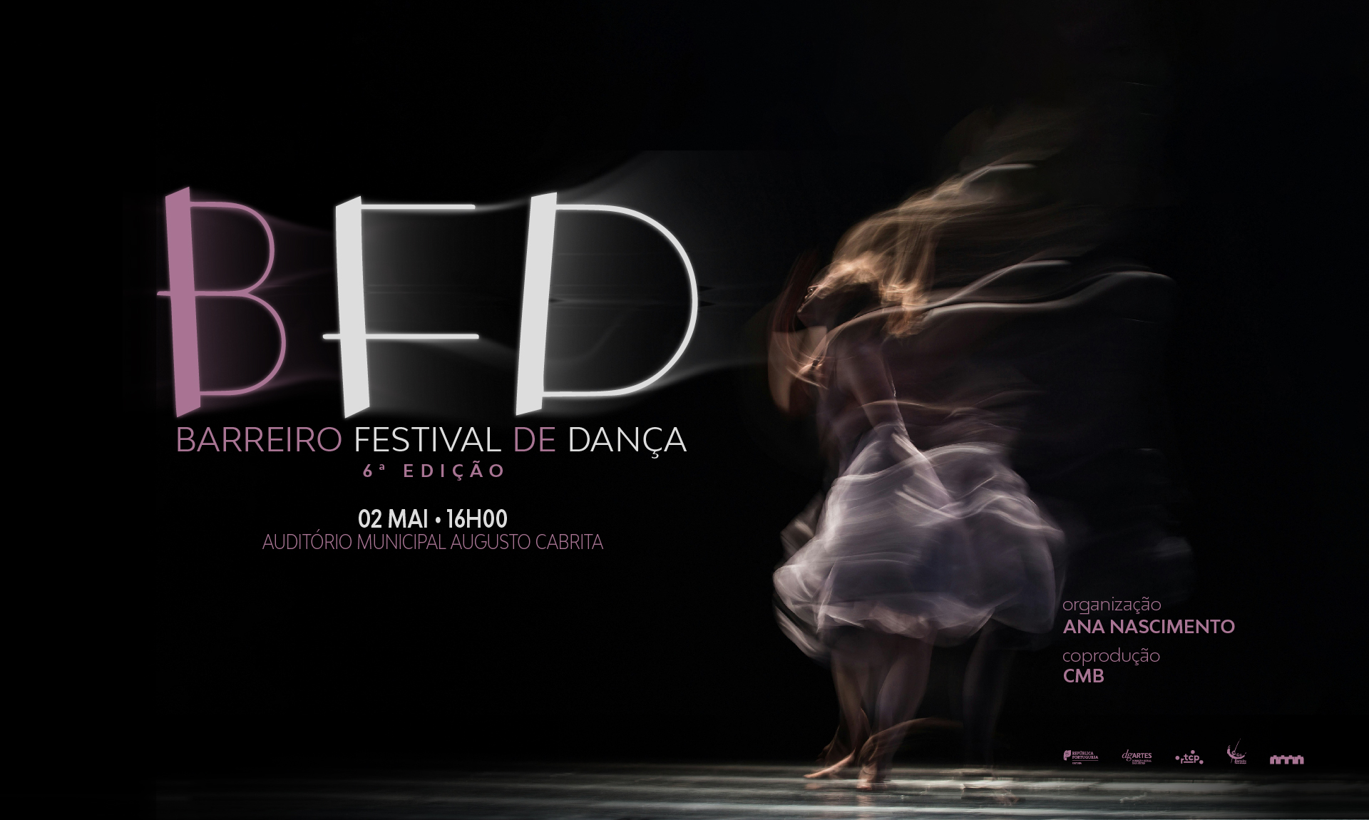 Imagem do 6º Barreiro Festival de Dança, 2 maio 2026 no Auditório Municipal Augusto Cabrita