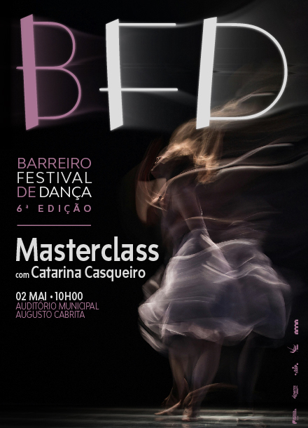 Imagem da Masterclass – Barreiro Festival de Dança, 2 maio 2026 no Audit. Municipal Augusto Cabrita