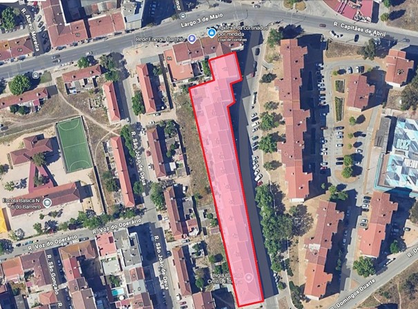 Área afetada na Interrupção no abastecimento de água a 20 março 2026 | Santinha, Alto do Seixalinho