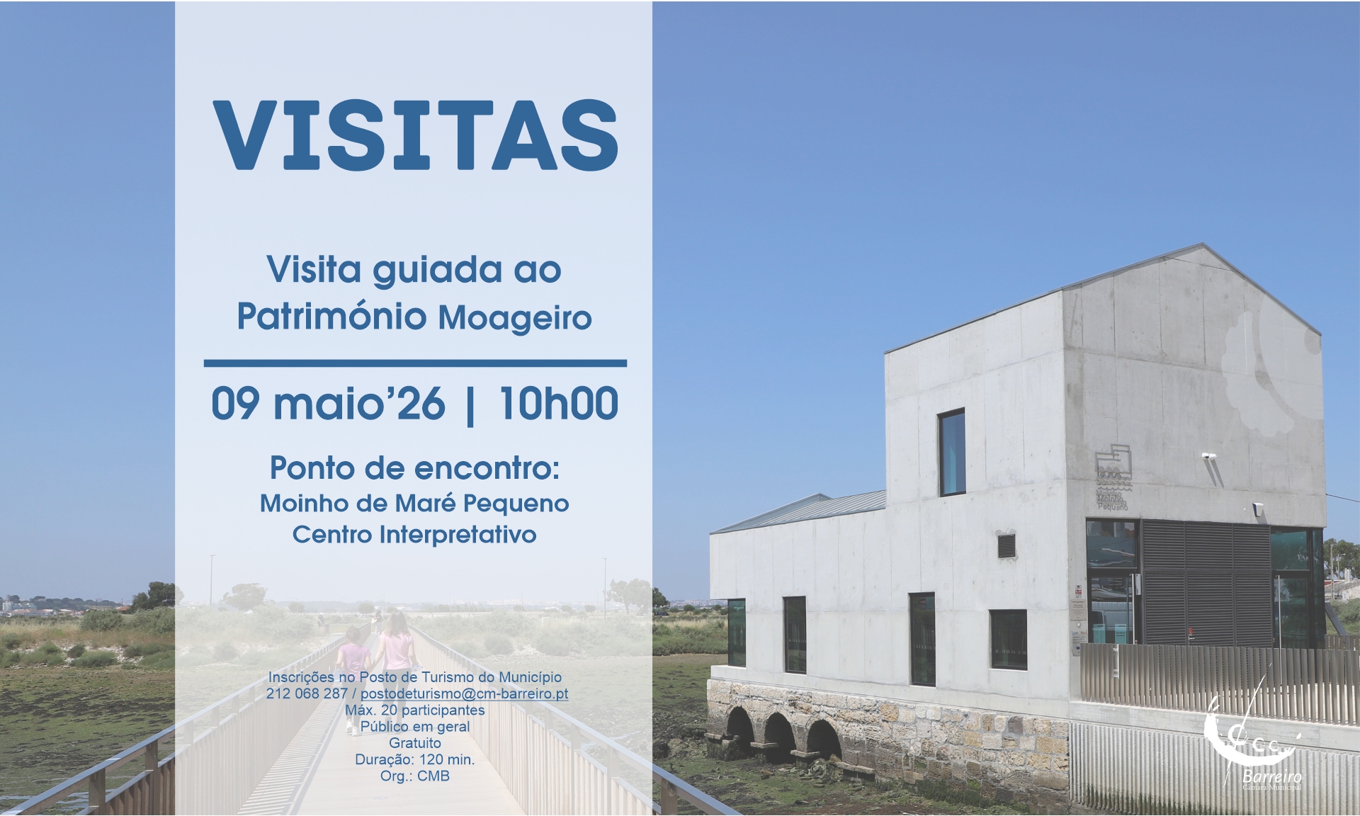Imagem de Visita guiada ao Património Moageiro dia 9 de maio