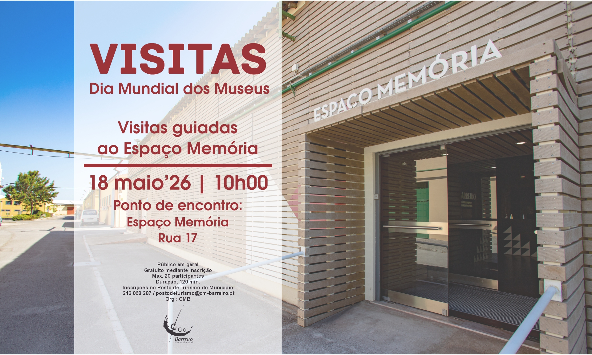 imagem do Dia Mundial dos Museus – Visitas guiadas ao Espaço Memória a 18 maio