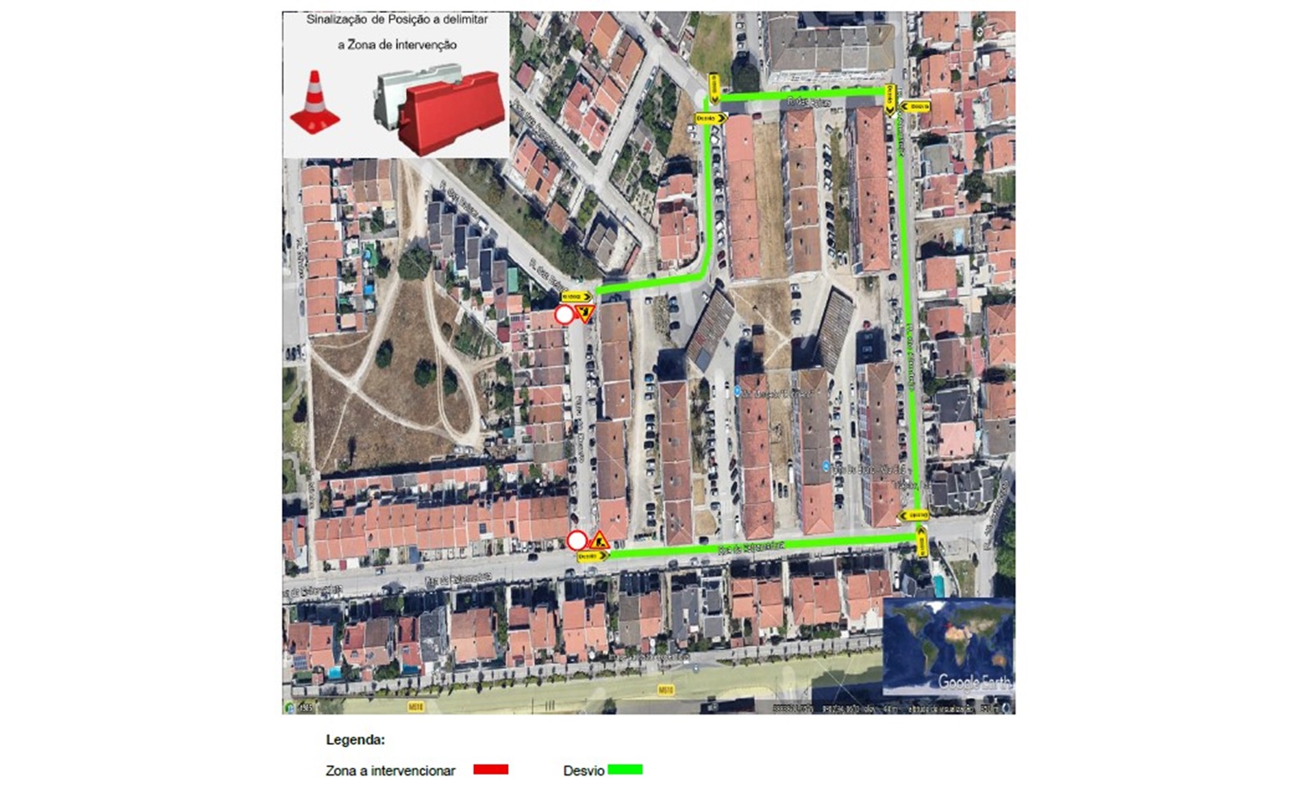 Imagem que ilustra o Corte de trânsito 22 de abril 2026 na Rua do Douro