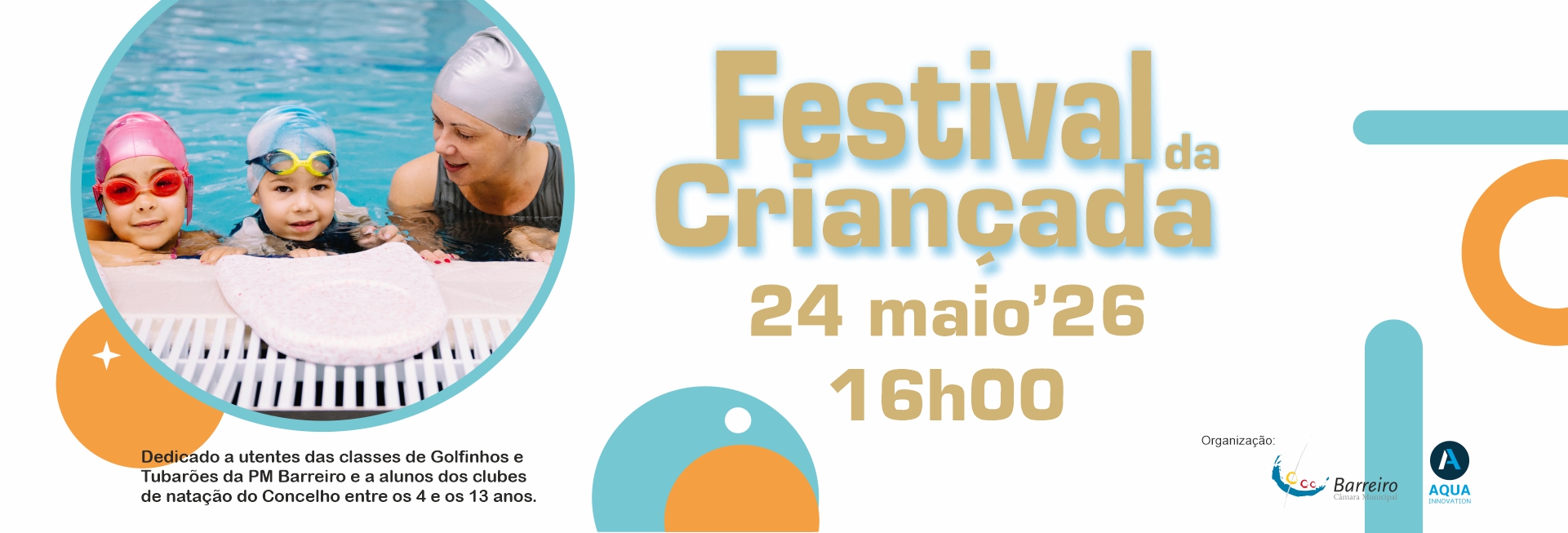 Festival da Criançada 2026 – Circuito de Natação do Barreiro 2025/2026