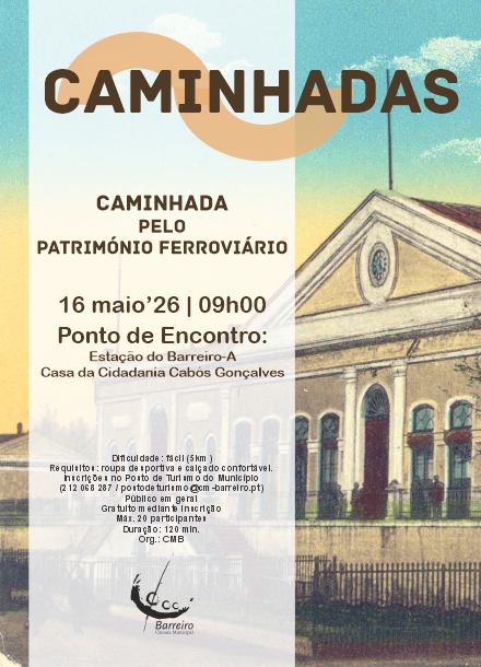 imagem de Caminhada pelo Património Ferroviário a 16 maio