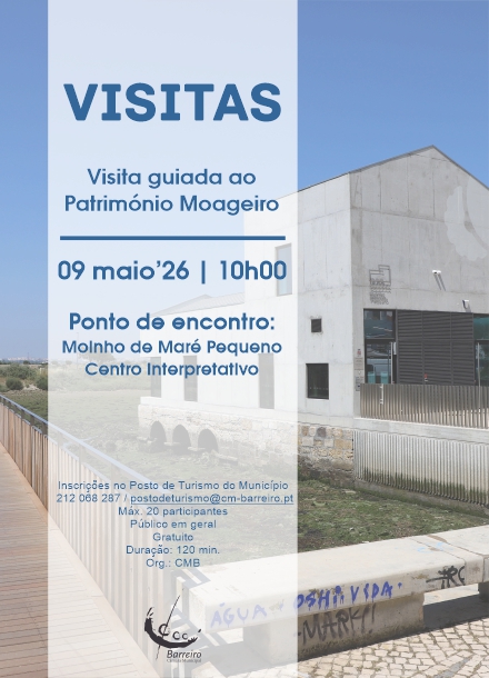 Imagem de Visita guiada ao Património Moageiro dia 9 de maio