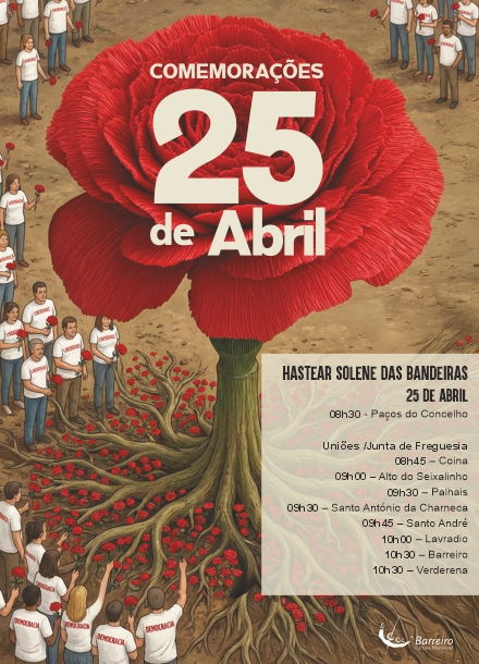 Hastear das Bandeiras | 25 de Abril de 2026