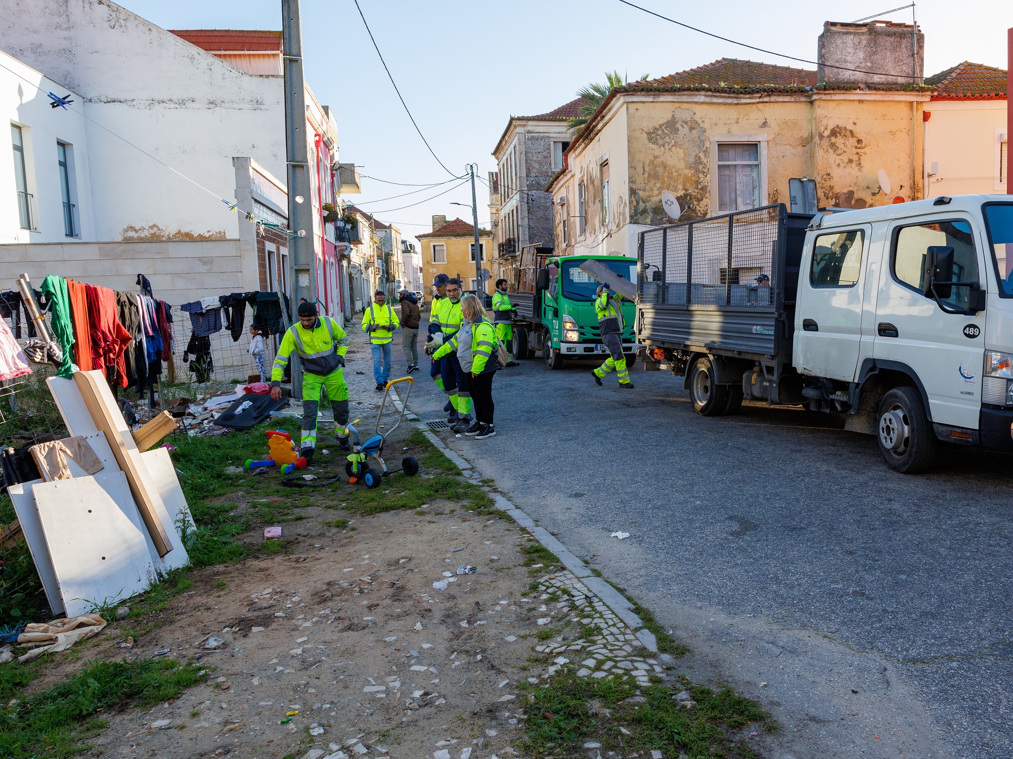 limpeza no Barreiro velho a 28 de maio