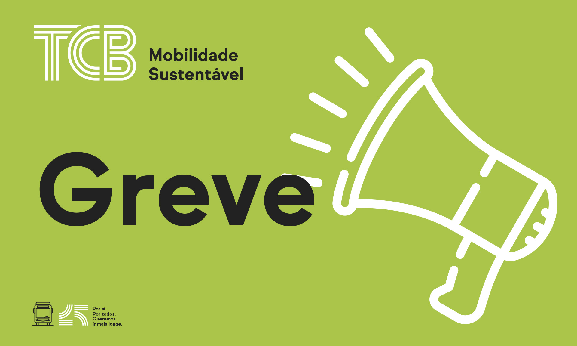 pré aviso de greve dos TCB