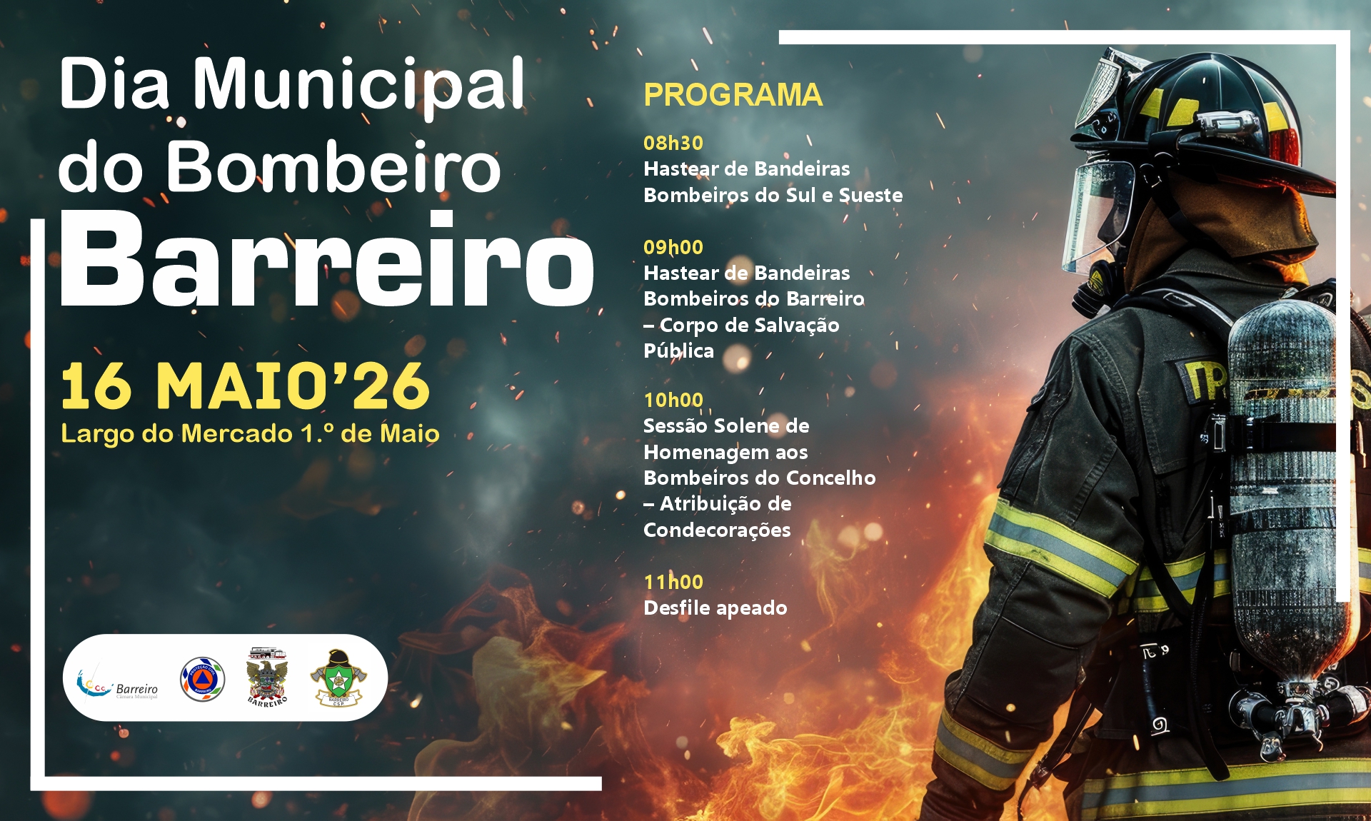 imagem dia do bombeiro a 16 maio