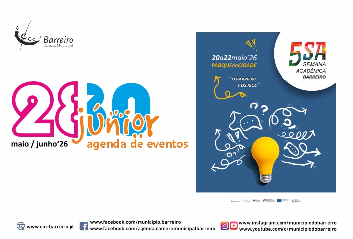 cartaz de agenda júnior maio e junho de 2026