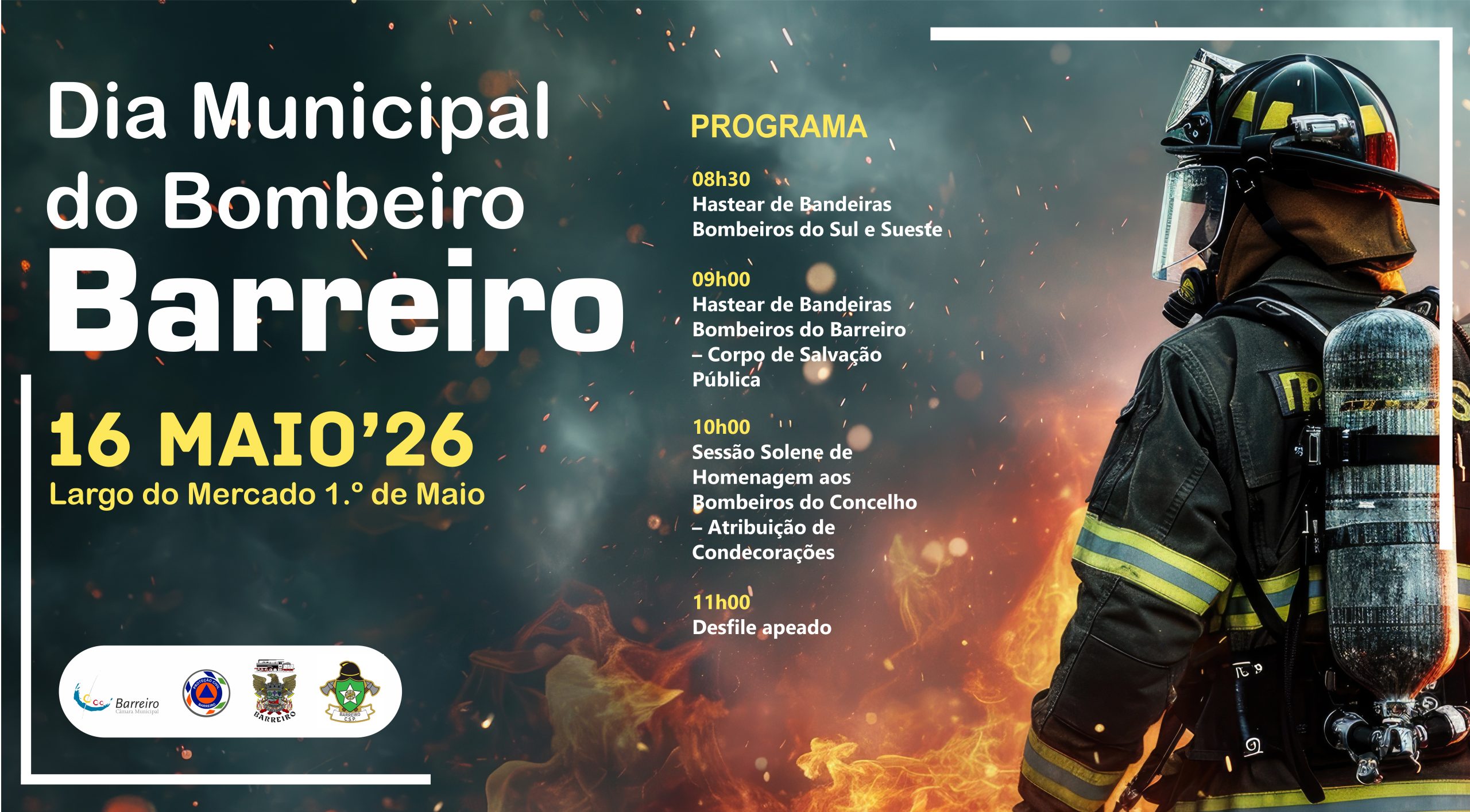 imagem dia do bombeiro a 16 maio
