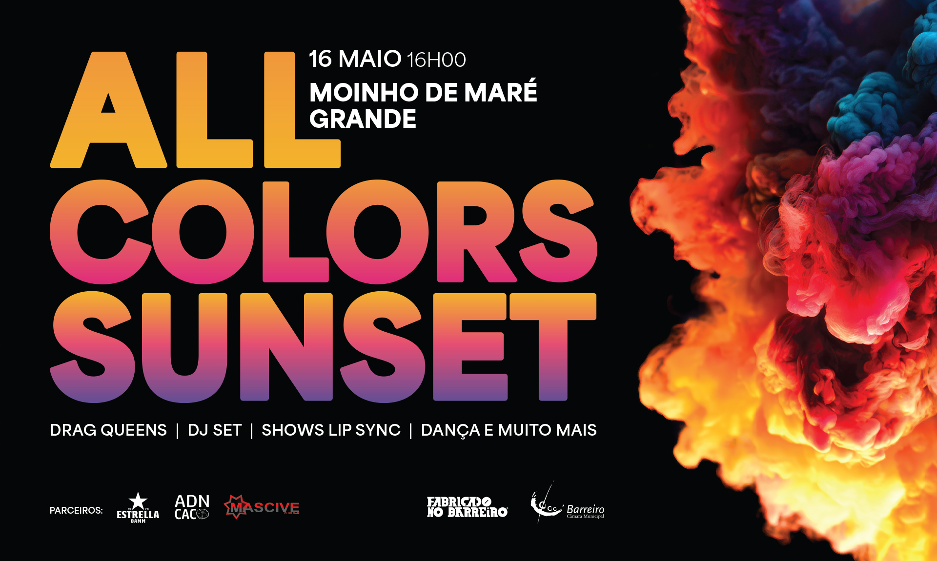 imagem All Colors Sunset no Moinho Grande 16 maio