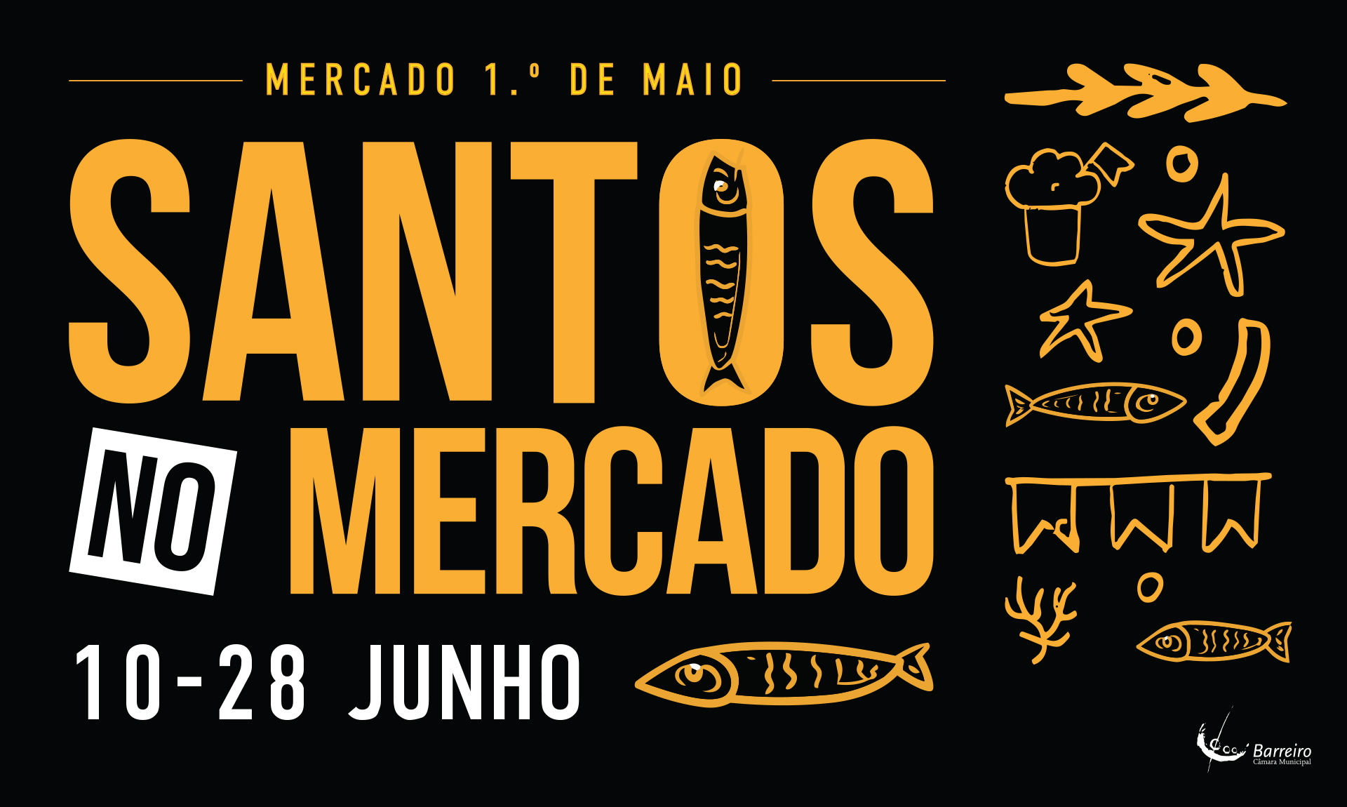Santos no Mercado 1º de Maio