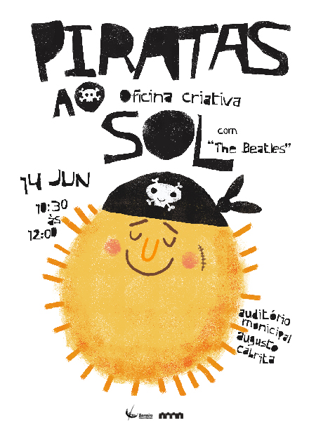 Cartaz Piratas ao Sol - com The Beatles