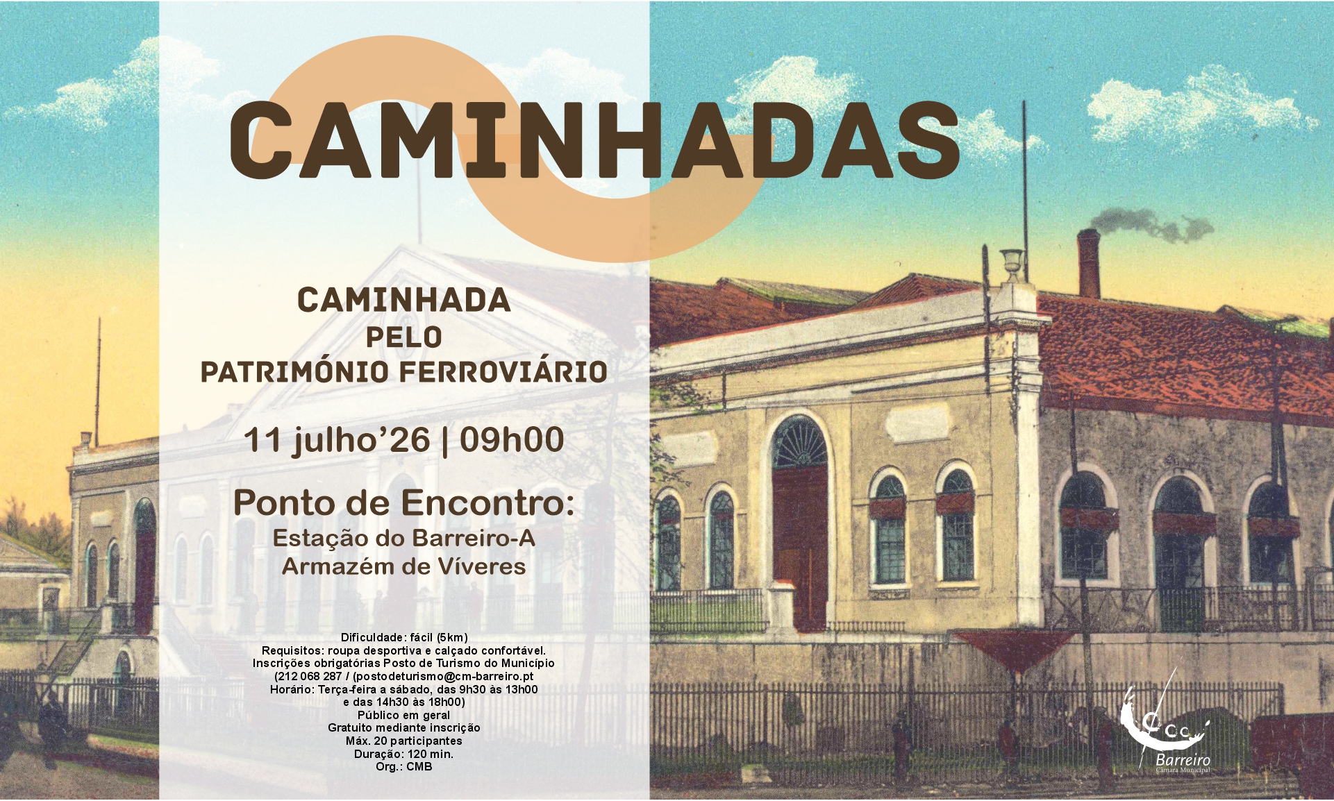 Caminhada pelo Património Ferroviário