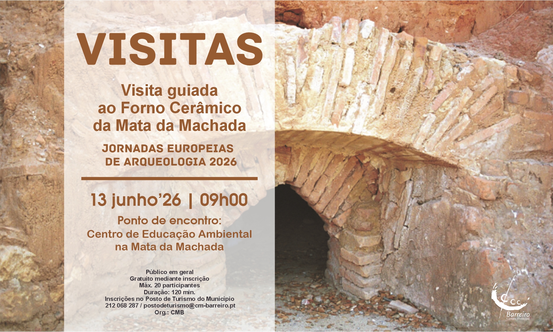 Visita guiada ao Forno Cerâmico da Mata da Machada