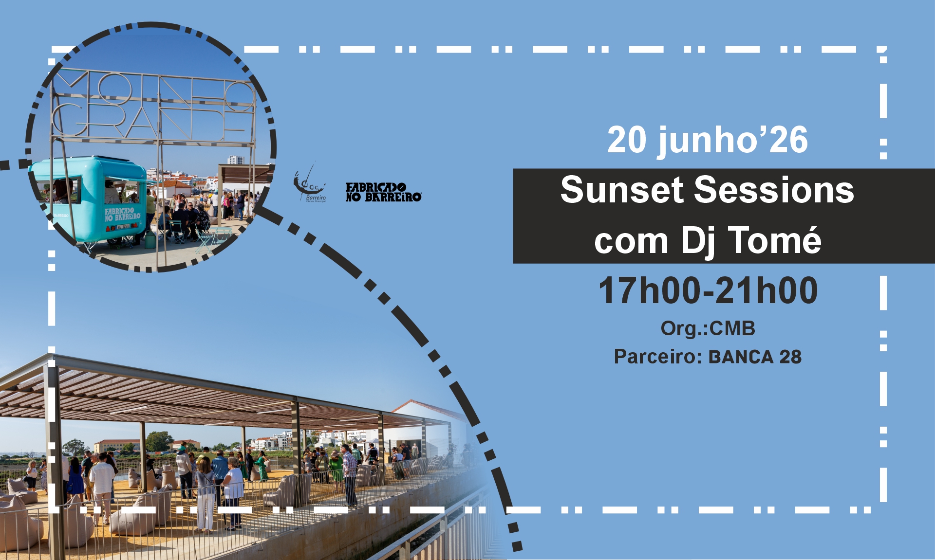 Sunset no Moinho de Maré Grande 20 junho