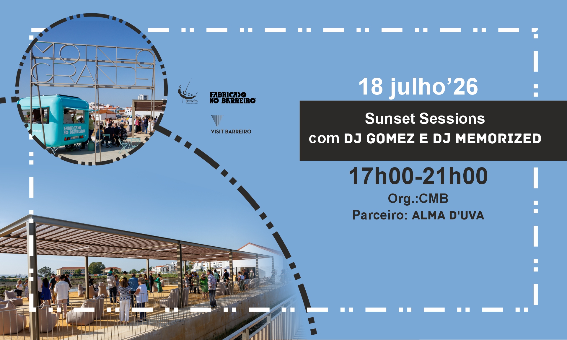 Imagem do Sunset com DJ Gomez e DJ Memorized