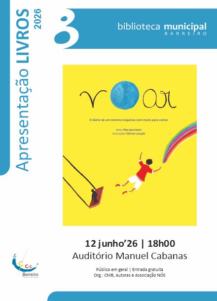 Apresentação do livro Voar de Rita Jeurissen e ilustração de Maria de Fátima Loução