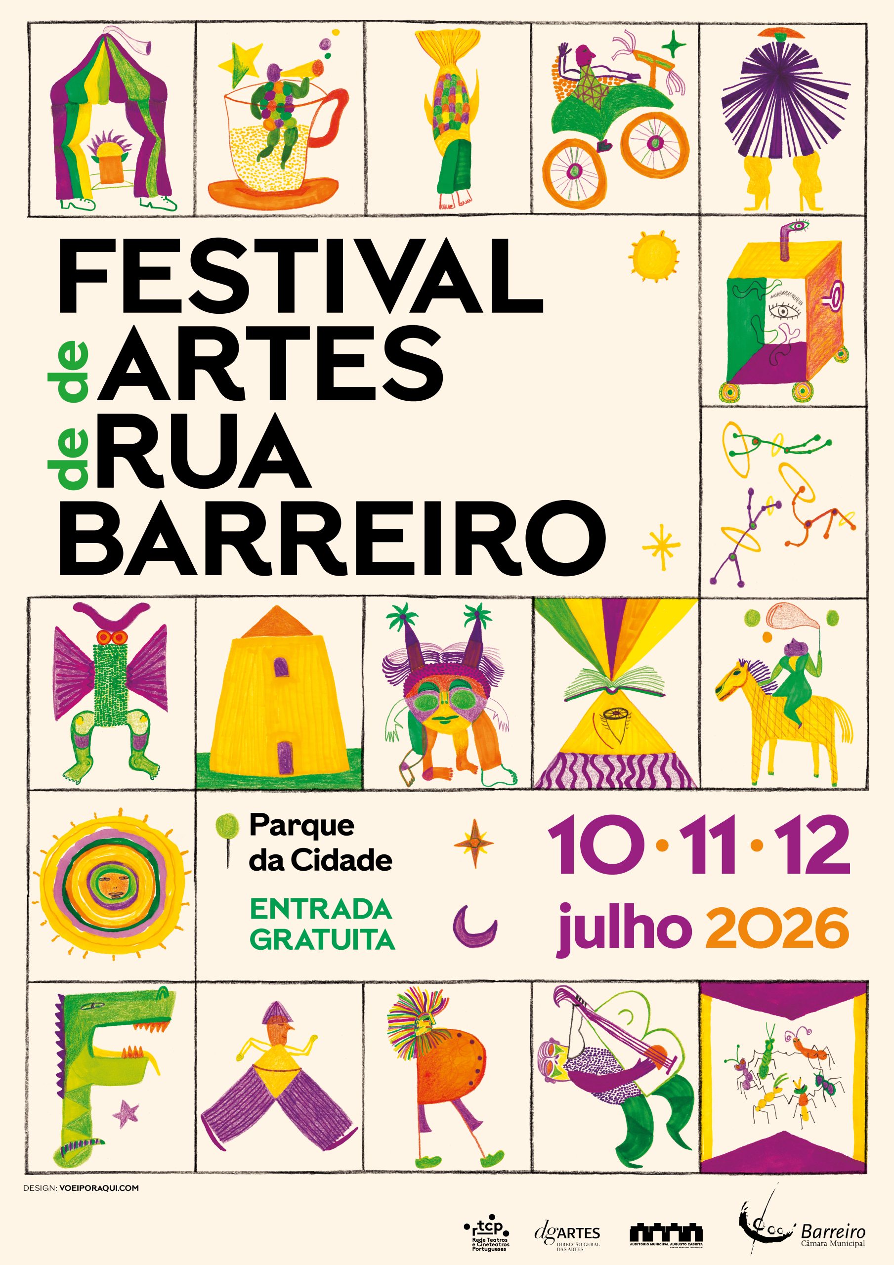 Imagem do Festival de Artes de Rua do Barreiro 2026