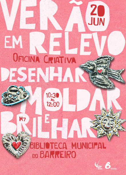 oficina criativa verão em relevo