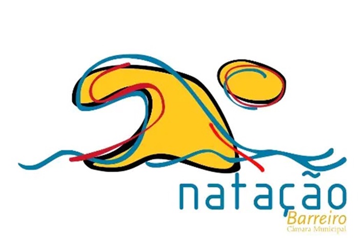 Logótipo da Natação Concelho do Barreiro nas Piscinas Municipais