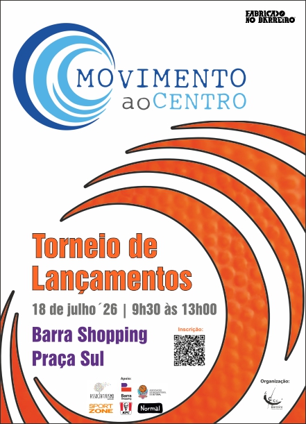 Imagem do Torneio de Lançamentos de Movimento ao Centro dia 18 julho 2026, no Barra Shopping