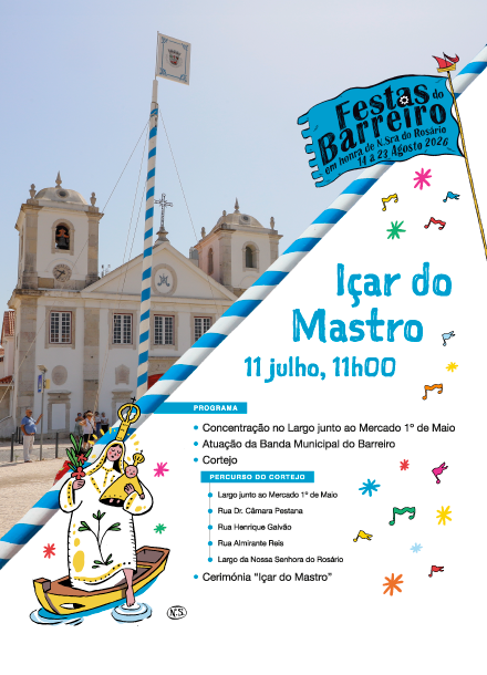 Cerimónia Içar do Mastro das Festas do Barreiro