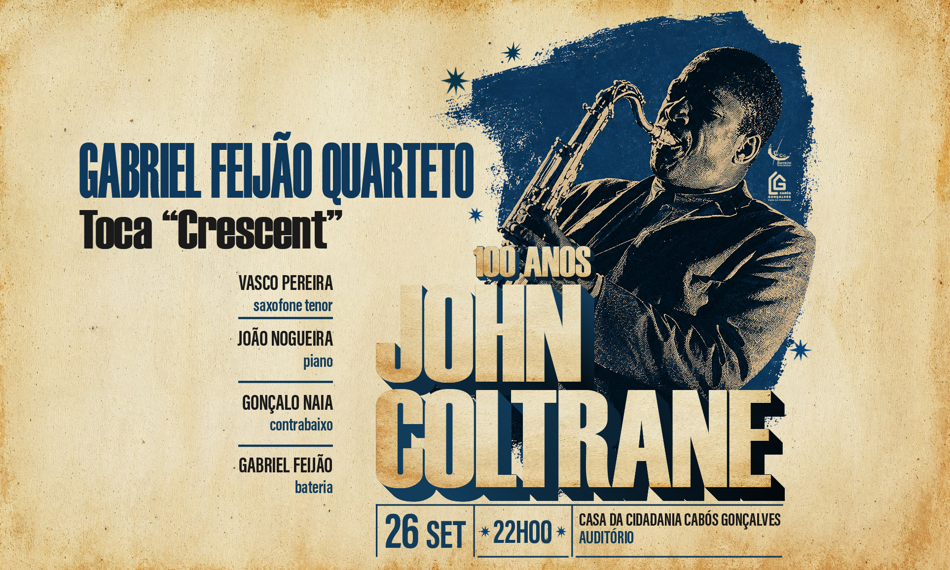 Concerto de Gabriel Feijão Quarteto