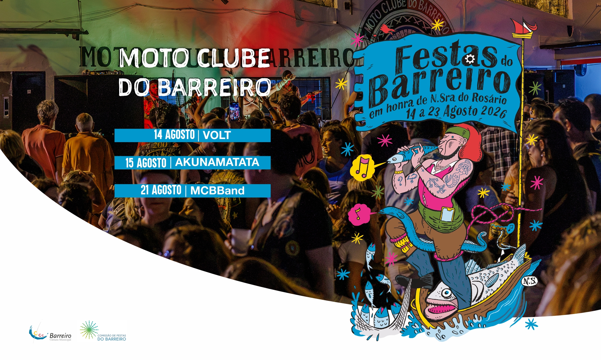 Concertos no Moto Clube do Barreiro